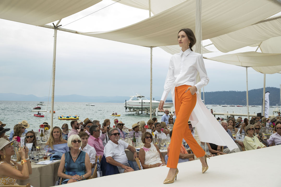 League to Save Tahoe Fashion Show, Saks Fifth Avenue, Oscar de la Renta