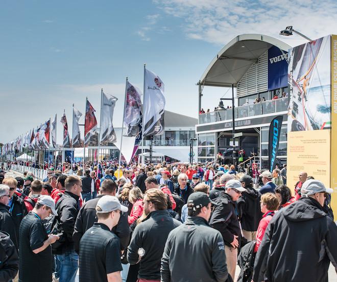 More than 130,000 people visited Volvo Ocean Race Village Newport © Marc Bow / Volvo Ocean Race